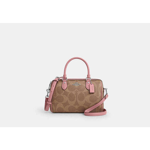 Coach Handbags - Coach Rowan Satchel Bag In Maxi Signature Canvas